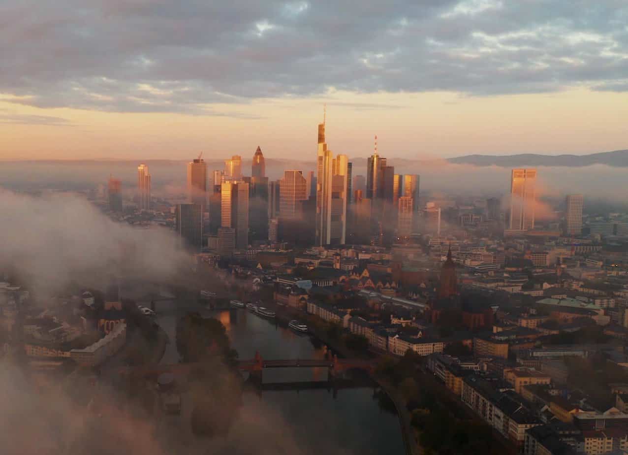 Drohnenvideo aus Frankfurt für Werbevideo