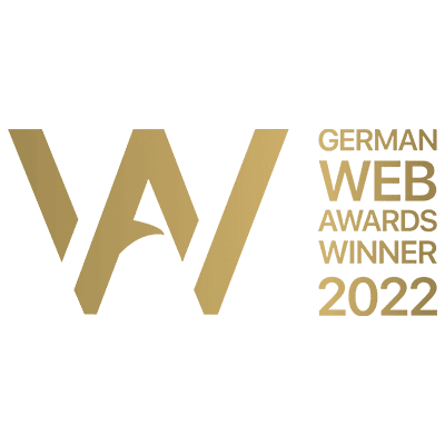 Als Videomarketing- und Filmagentur aus Freiburg haben wir 2022 den German Web Award Gewonnen